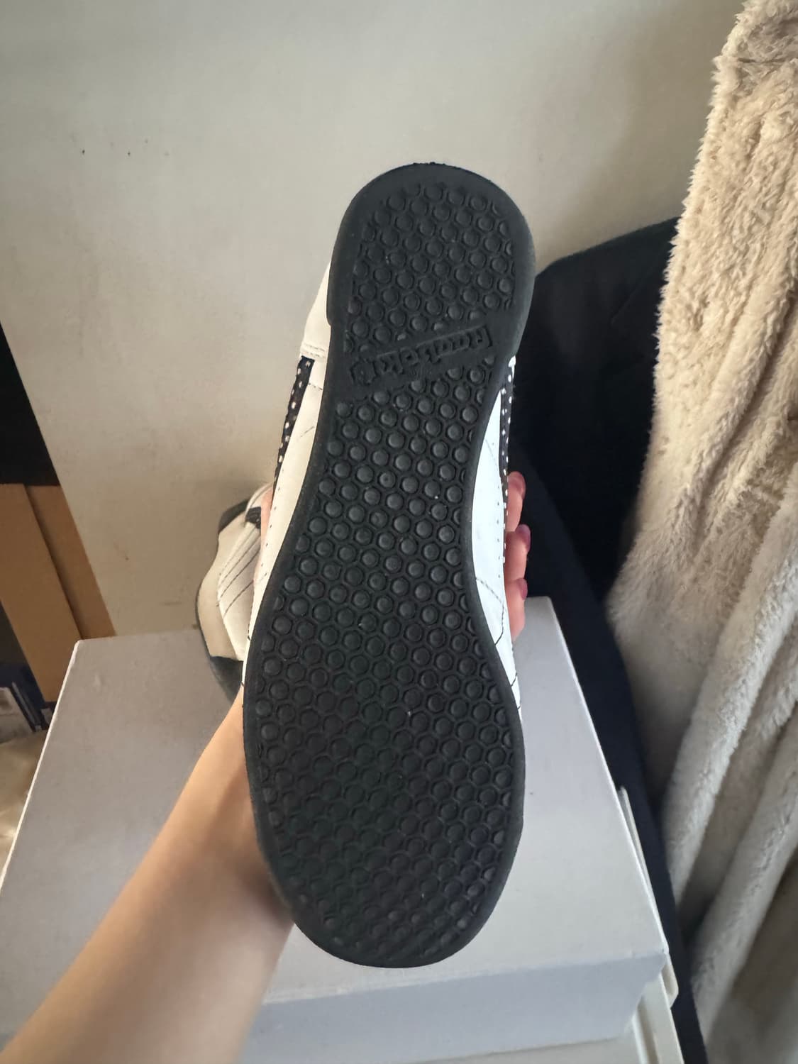 리복 도트 화이트 하이탑 230 상품이미지4