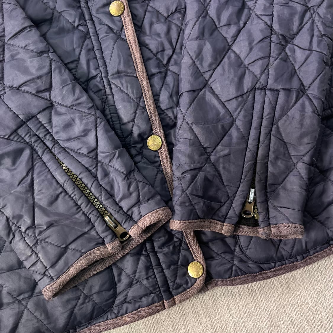 95 바버 인터네셔널 퀄팅 패딩 상품이미지5