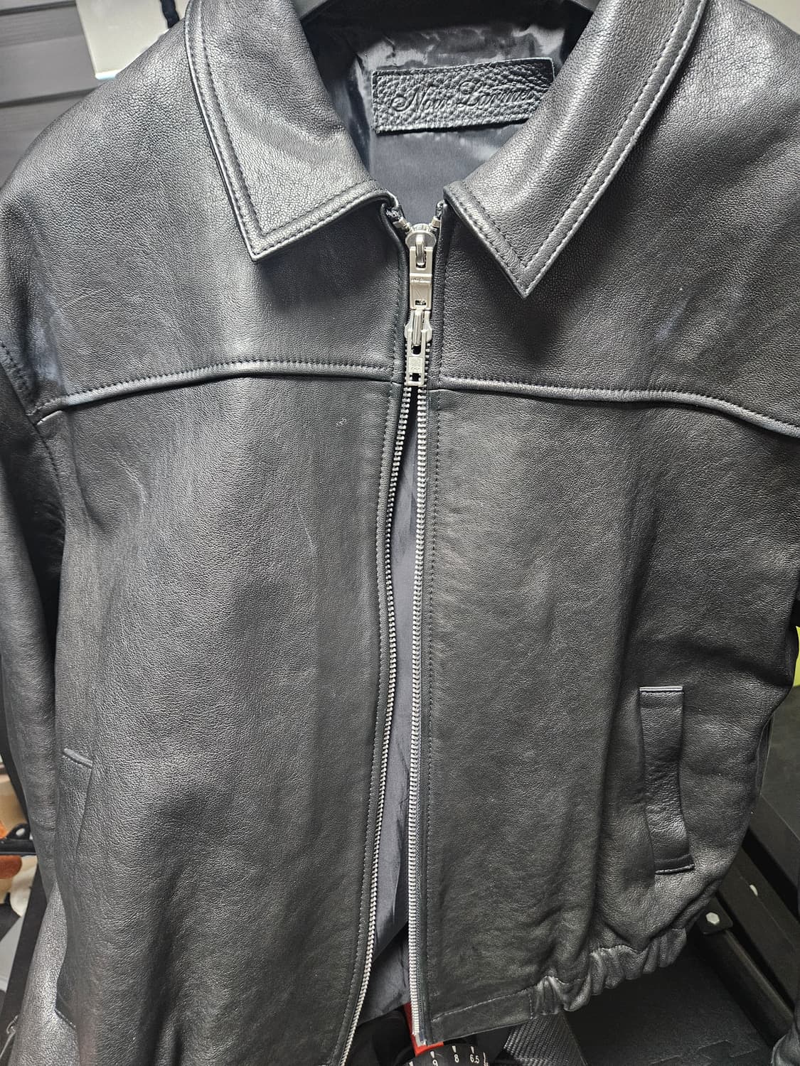 [50]느와르라르메스 jk#2 세미오버 가죽자켓 상품이미지5