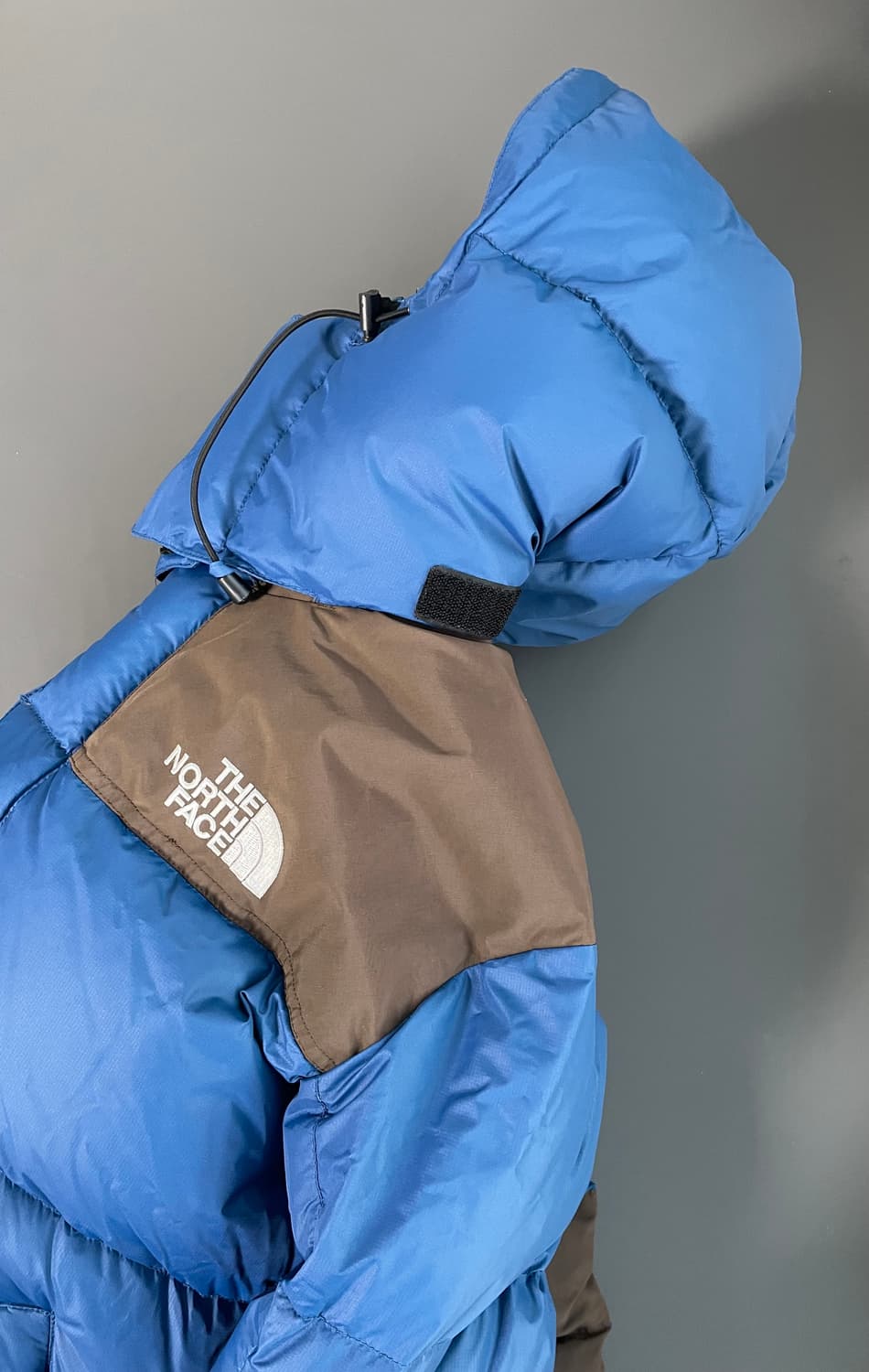 [M] 노스페이스 USA 화이트라벨 윈드스토퍼 800 눕시 패딩 상품이미지4