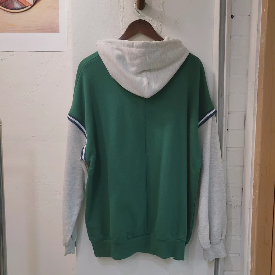 Browny vintage 배색 후드티셔츠 상품이미지6