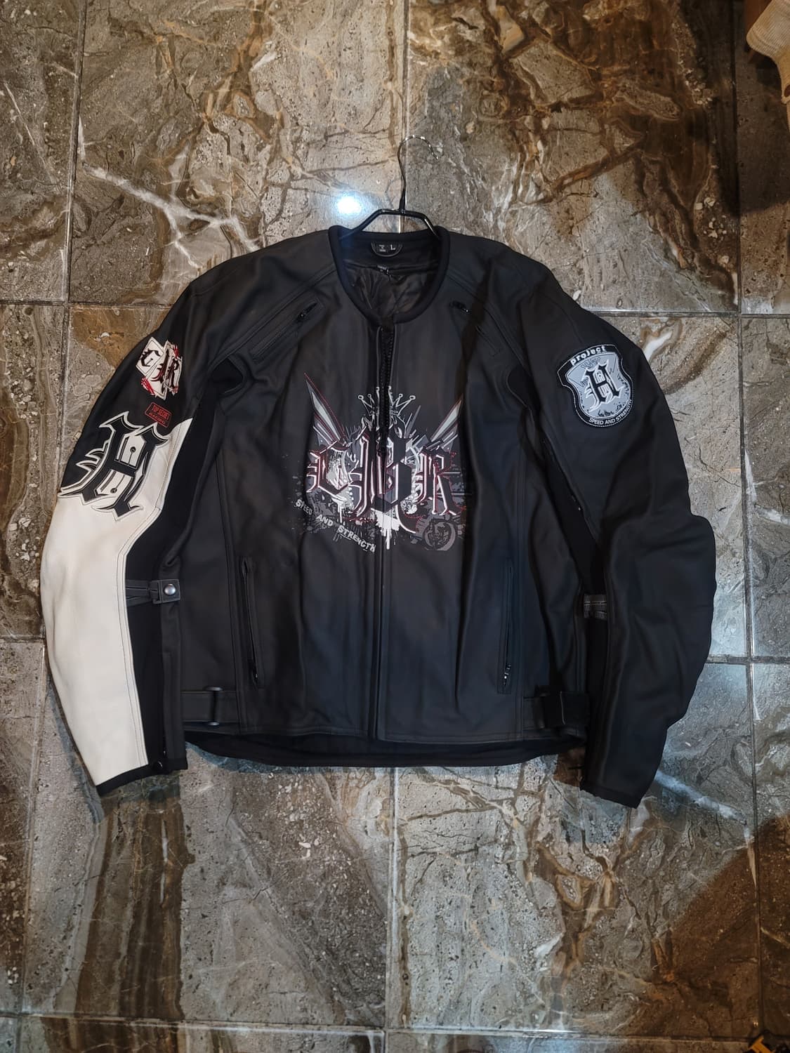 혼다 가죽 모터사이클 재킷 프로젝트 H CBR 레이서 상품이미지1