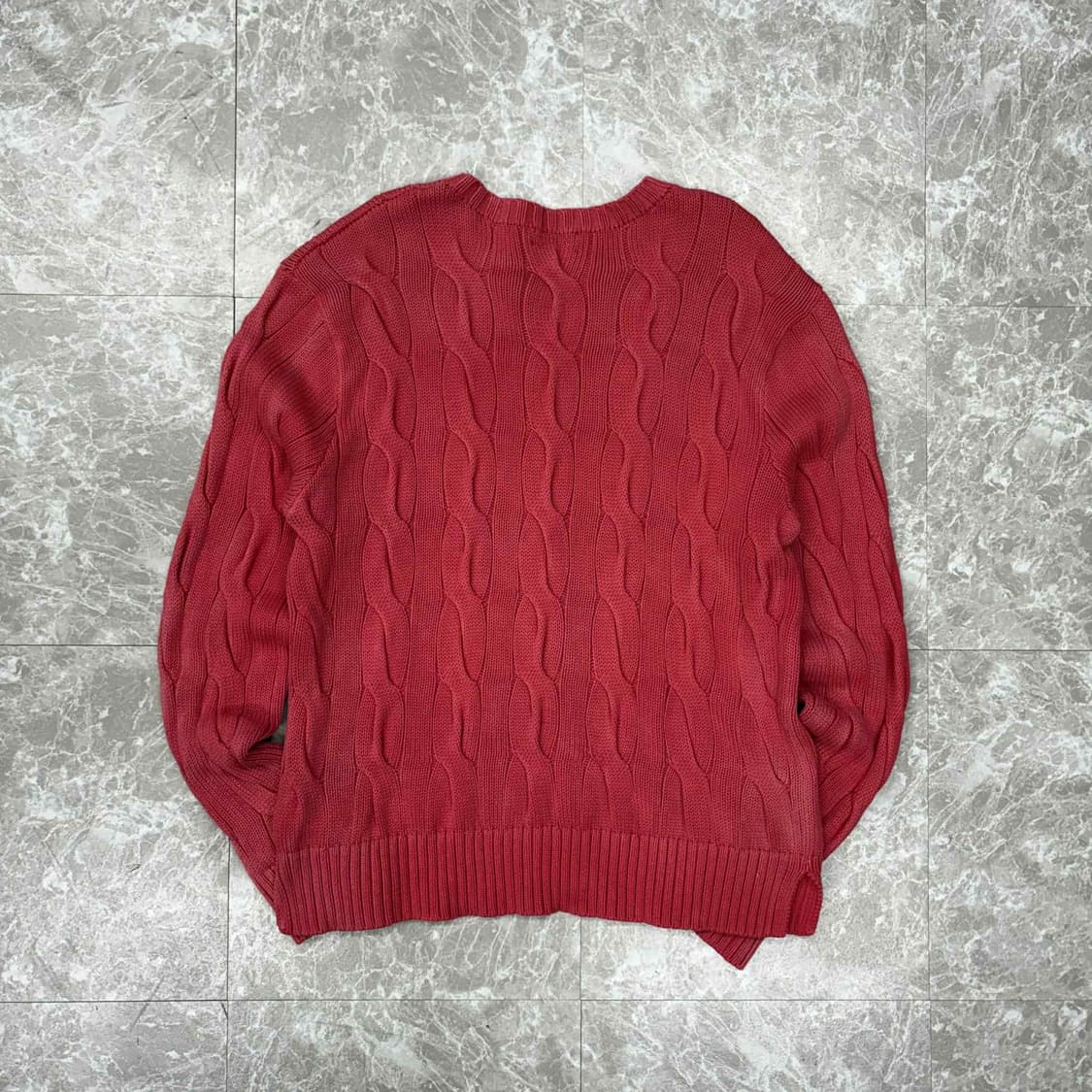 폴로 랄프로렌 신형 케이블 걸즈 크루넥 니트(L) 상품이미지3