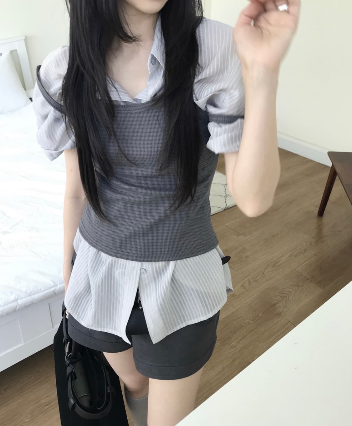 hereb4 블라우스 나시 세트 상품이미지1