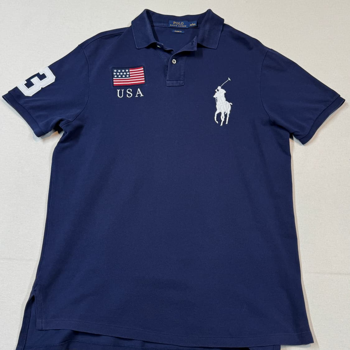 L) 폴로 랄프로렌 성조기 빅포니 반팔 카라티 PK 상품이미지2