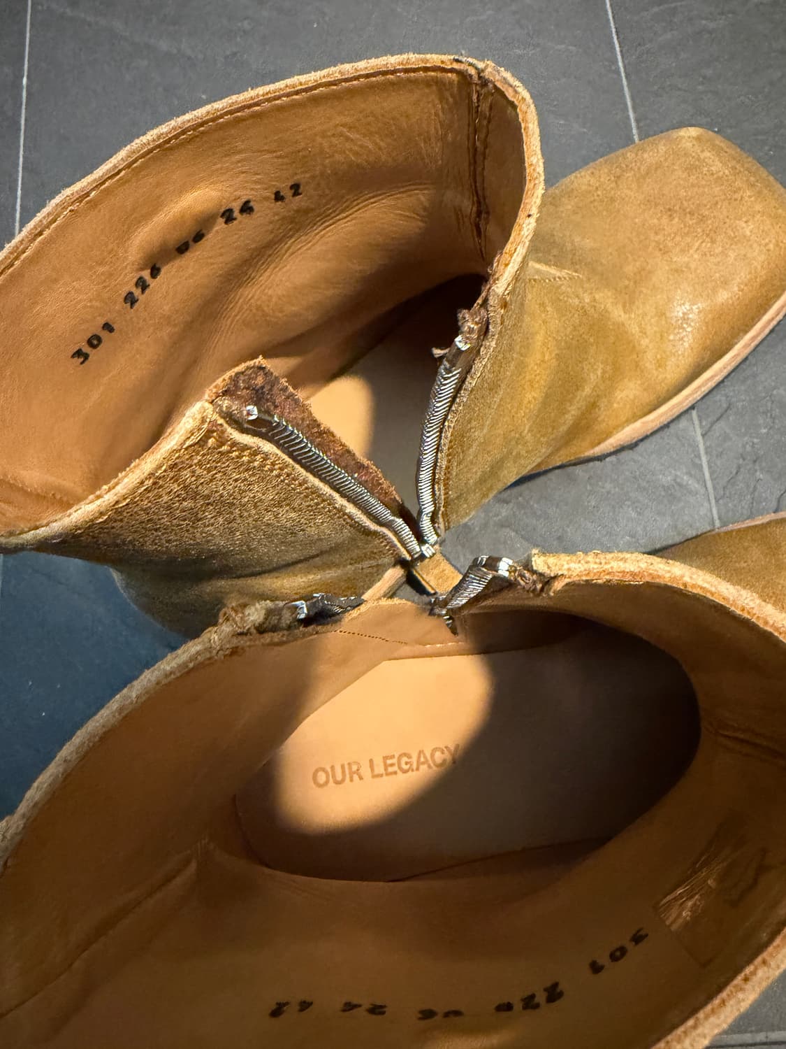 아워레가시 탠 엔진 부츠 상품이미지3