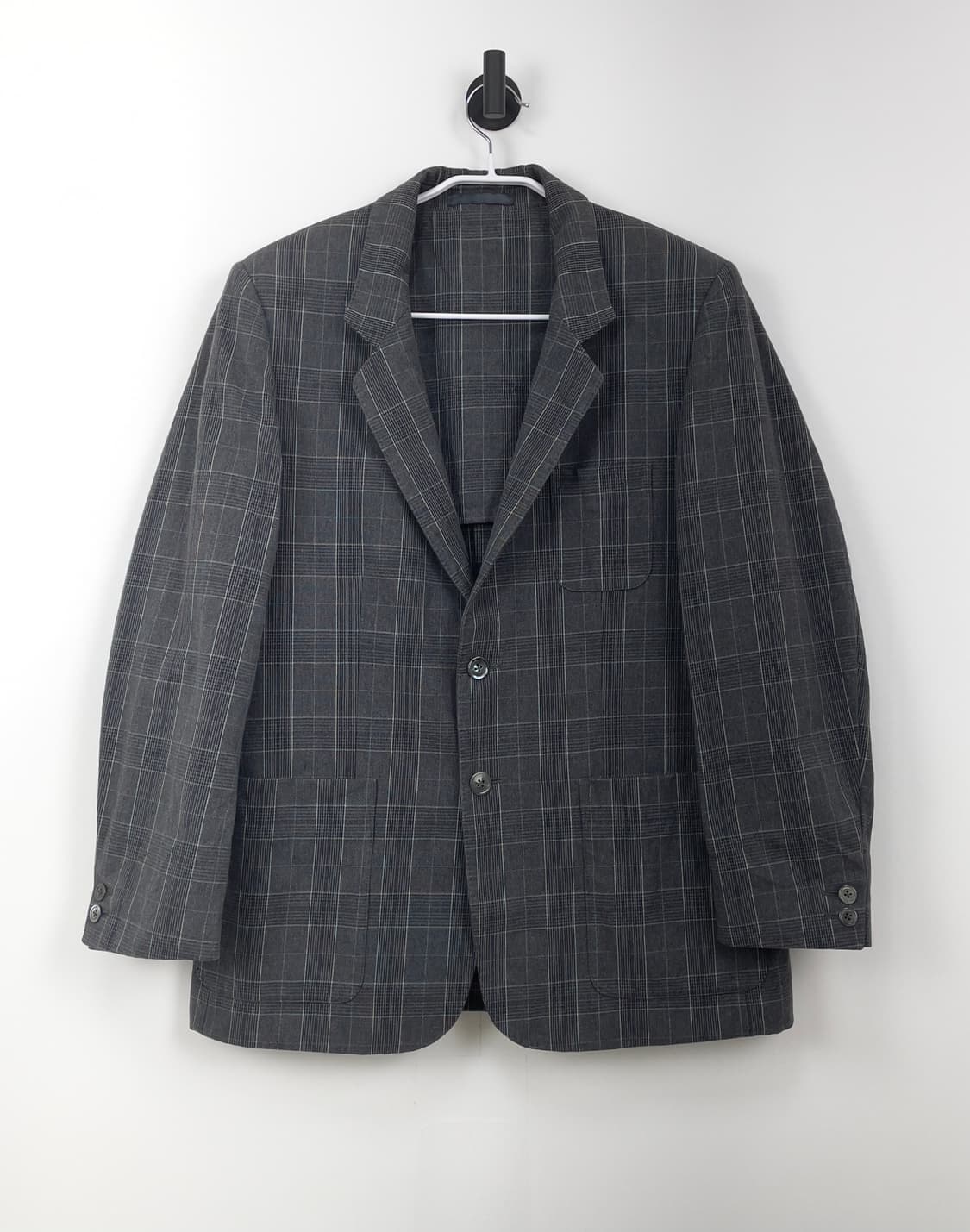 아쿠아스큐텀 글렌체크 블레이저 자켓 상품이미지1