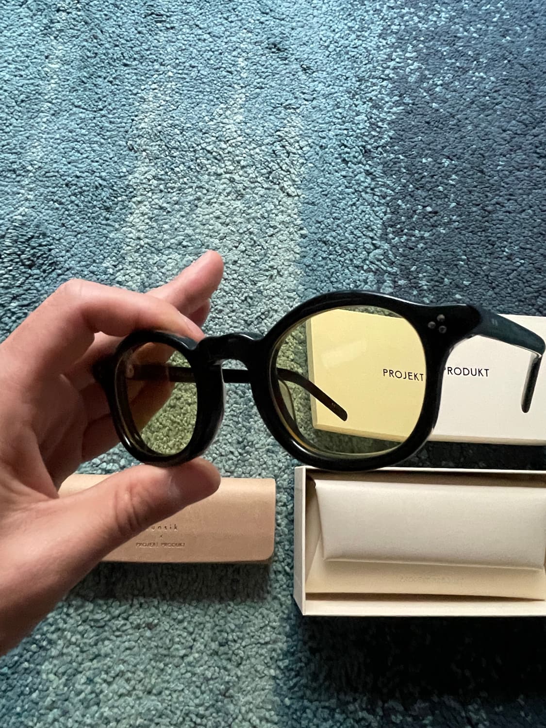 프로젝트프로덕트 x kunsik 안경테 블랙 상품이미지3