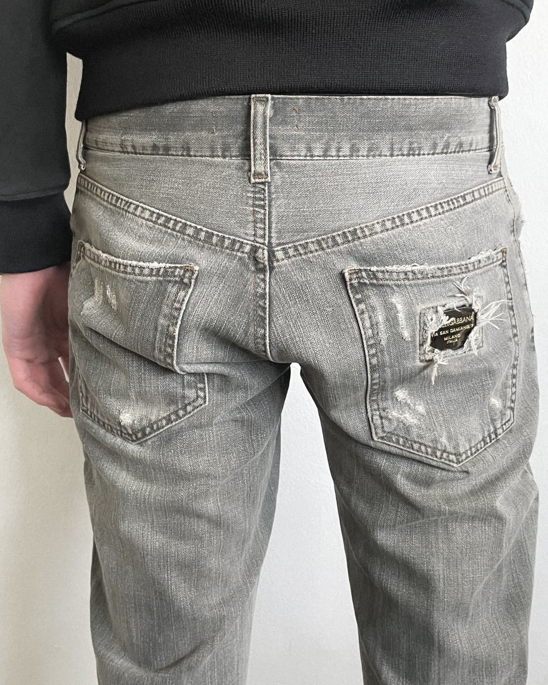 돌체앤가바나 그런지 디스트로이드 데님 상품이미지1