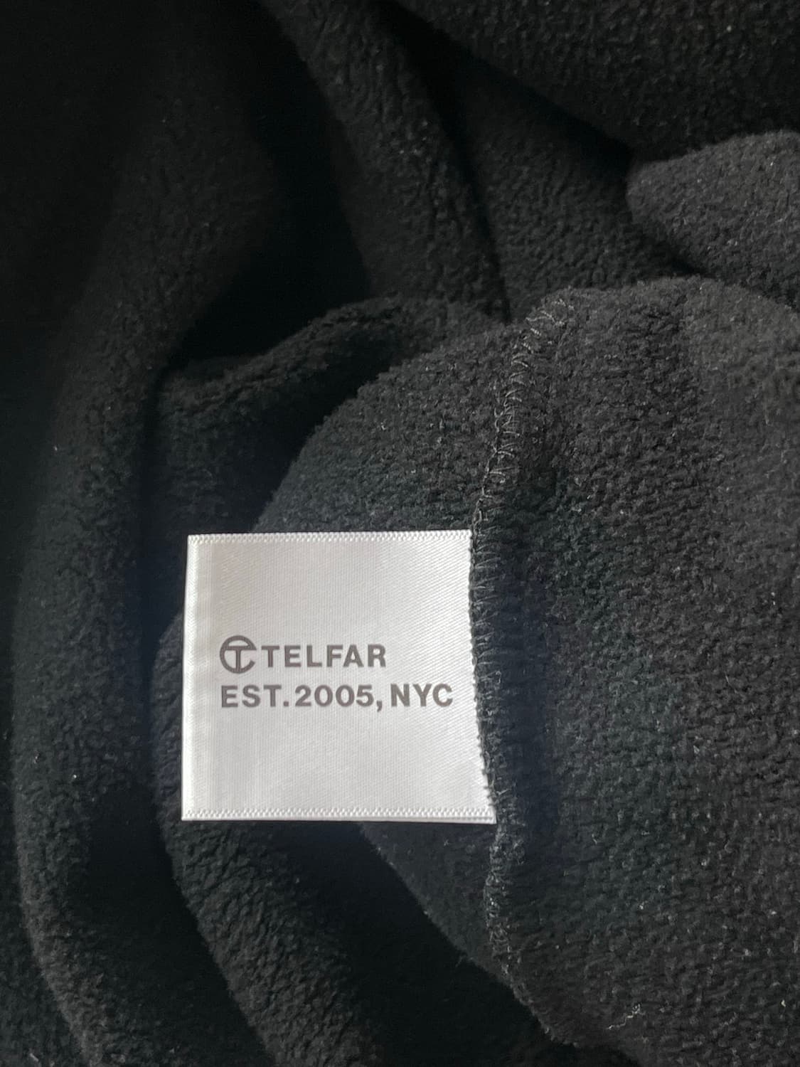 [XL/2XL] 텔파 빈티지 크랙로고 후드집업 블랙 상품이미지5