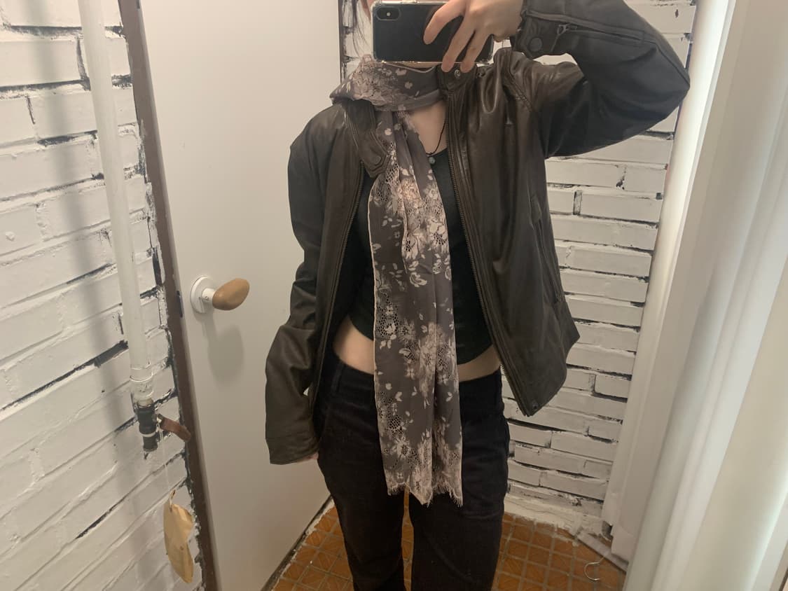 Dusty Rose lace scarf 상품이미지4