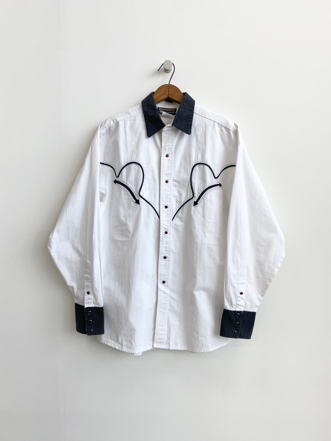 8-90's Panhandle 슬림 웨스턴 셔츠 상품이미지1