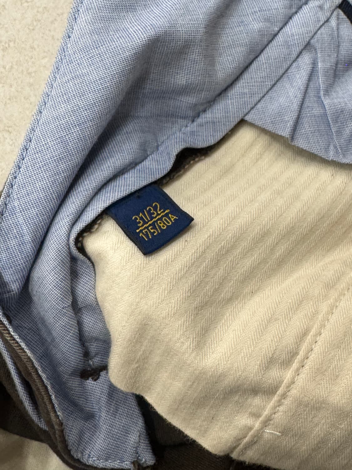 폴로랄프로인 치노팬츠 31 브라운 상품이미지7