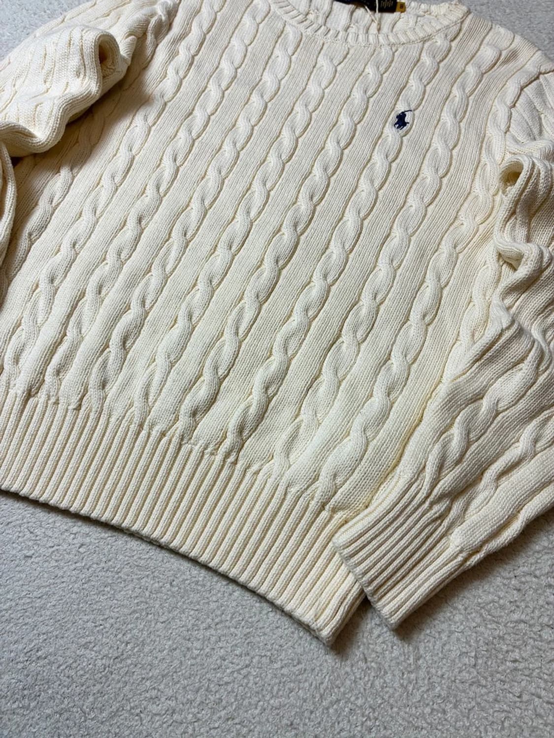 폴로 랄프로렌 큐알 신형 꽈배기 코튼 니트 PN7997 상품이미지4