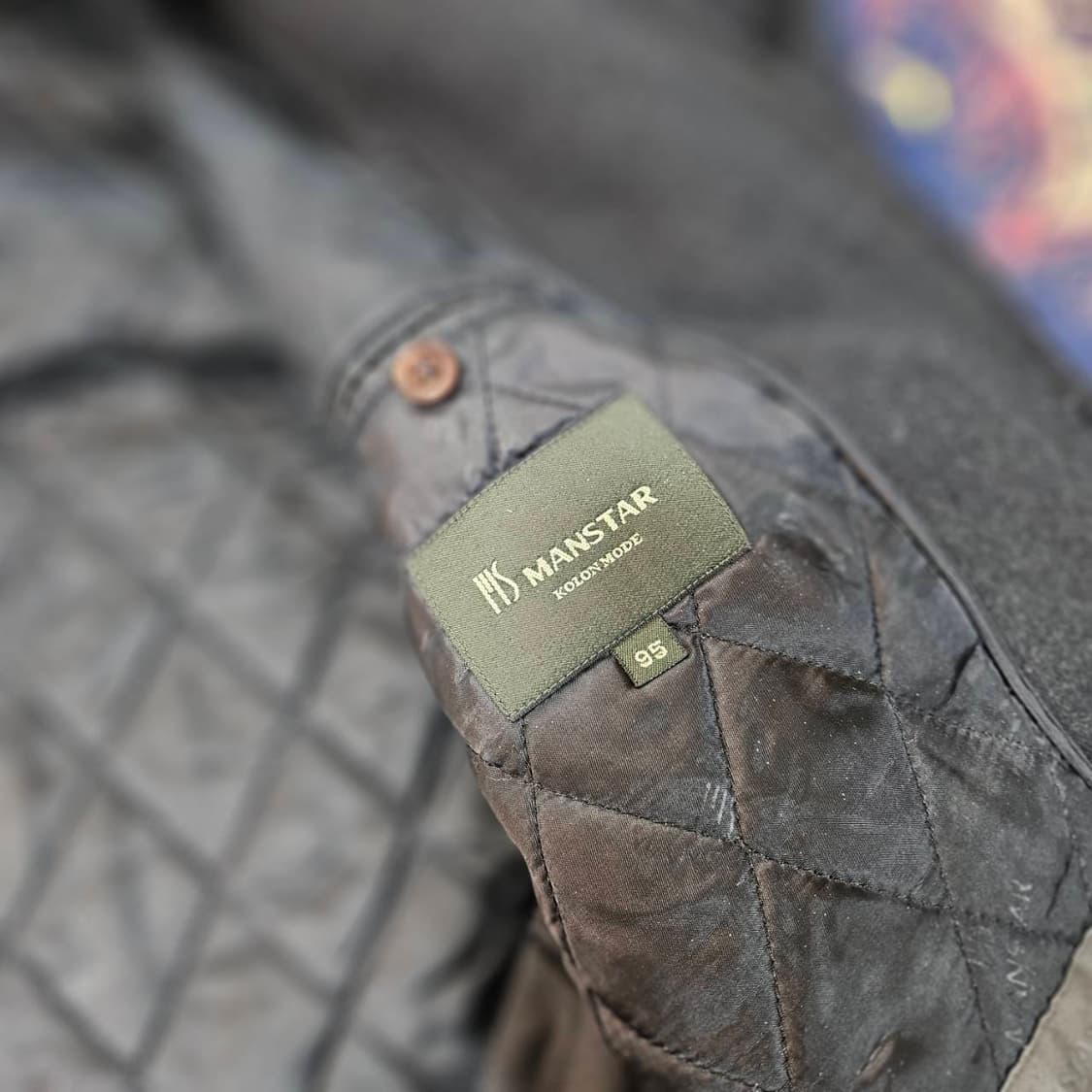 마에스트로 울(Wool) 체크 카라넥 집업 봄버자켓
 상품이미지8