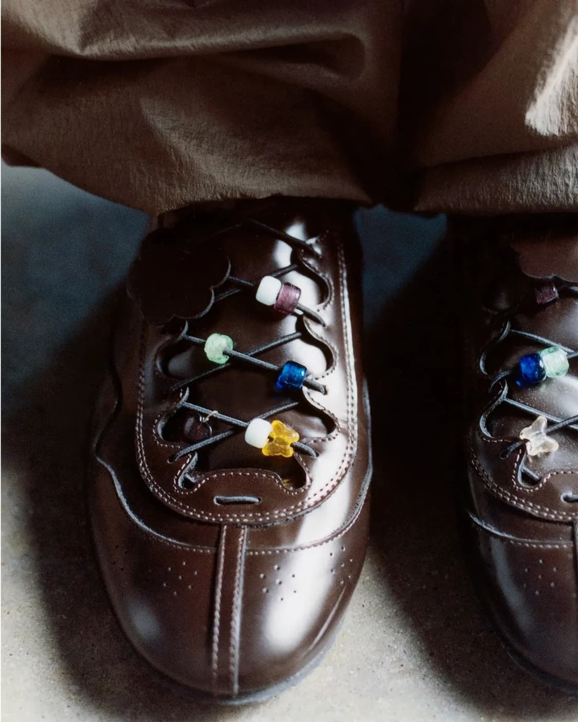 (39) 세실리에 반센 블레이즈 스니커즈 /브라운 상품이미지1