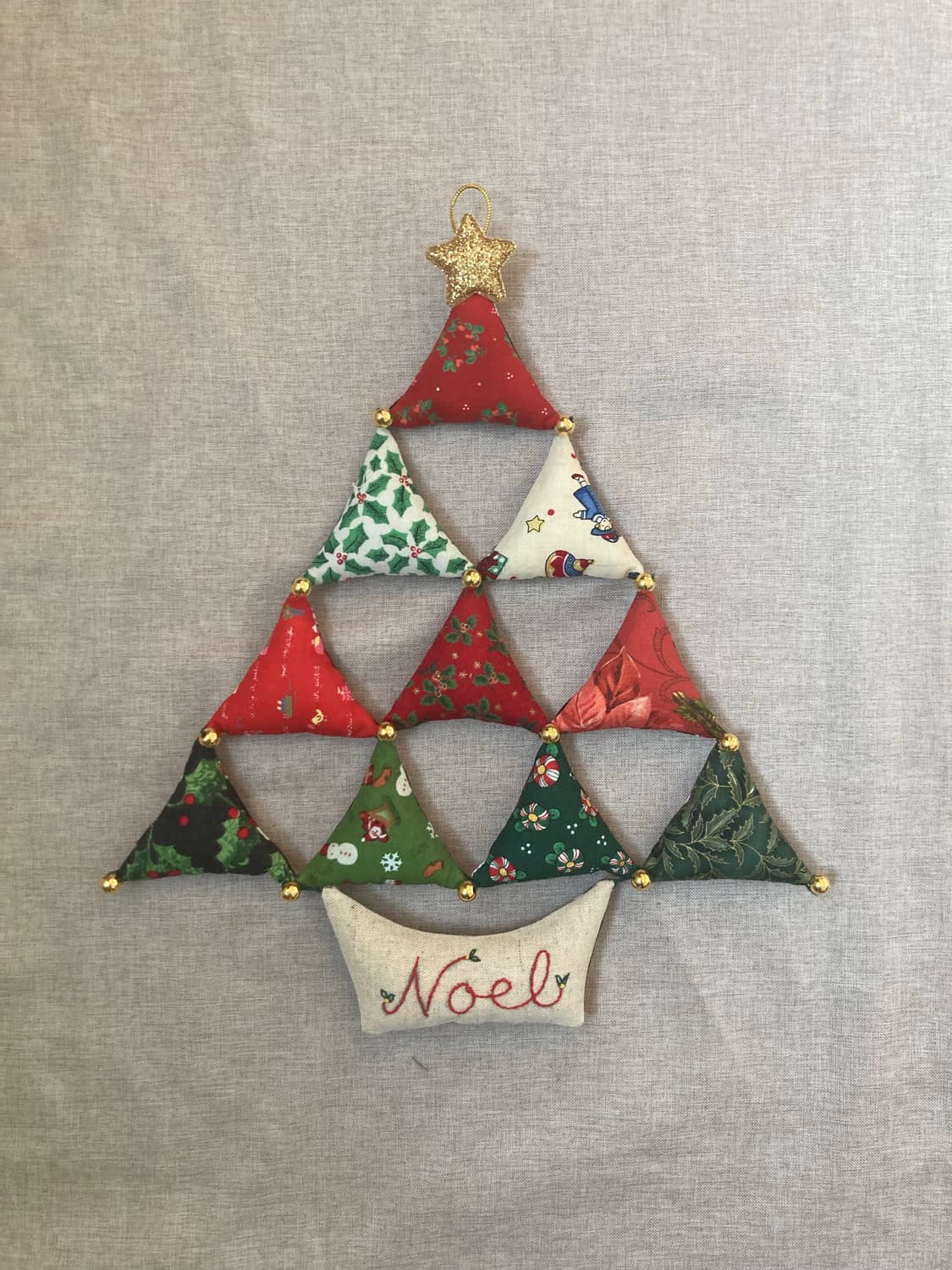 핸드메이드 퀼트 크리스마스 벽트리 상품이미지2