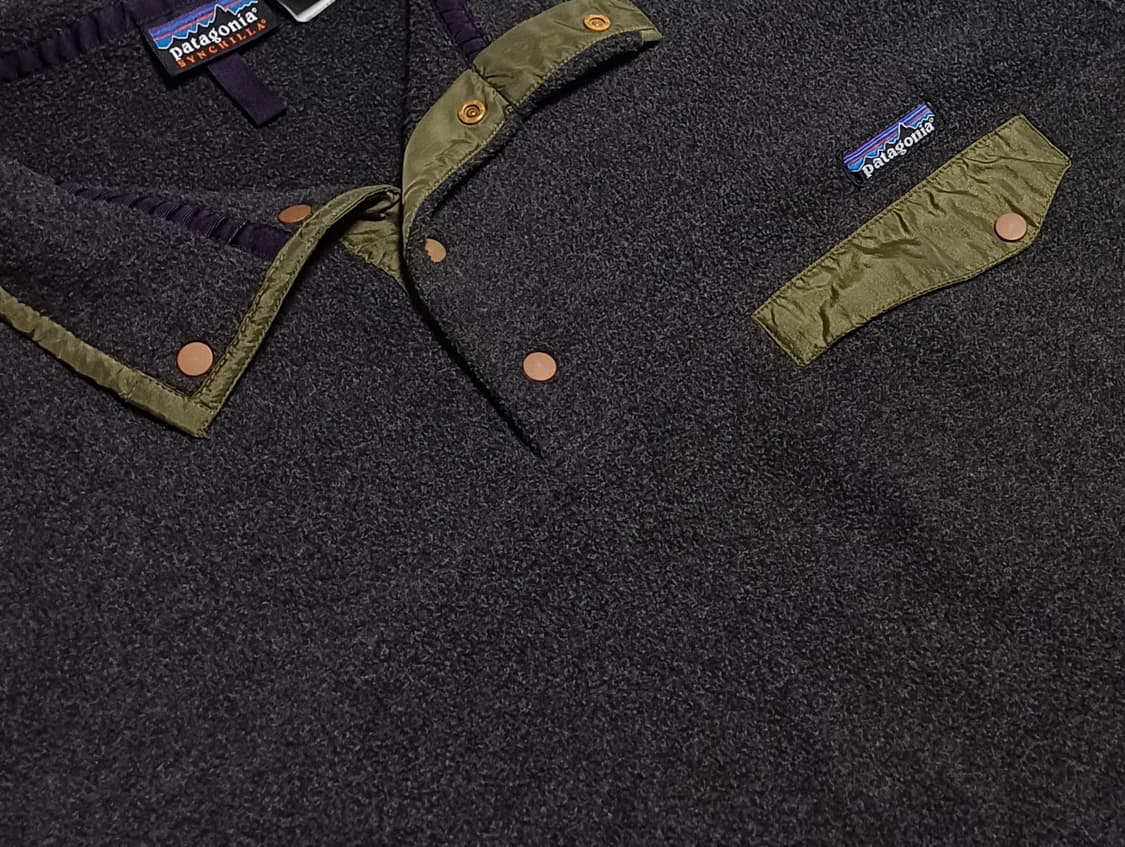🇲🇽 [XL] 파타고니아 신칠라 스냅티 올드 모델 차콜 / 올리브 상품이미지5