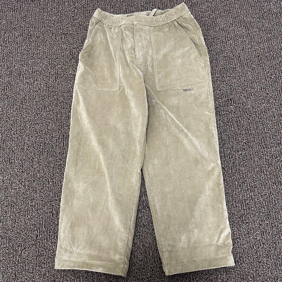 KODAK 코닥 여성 코듀로이 와이드 팬츠 베이지 27.5인치 상품이미지1