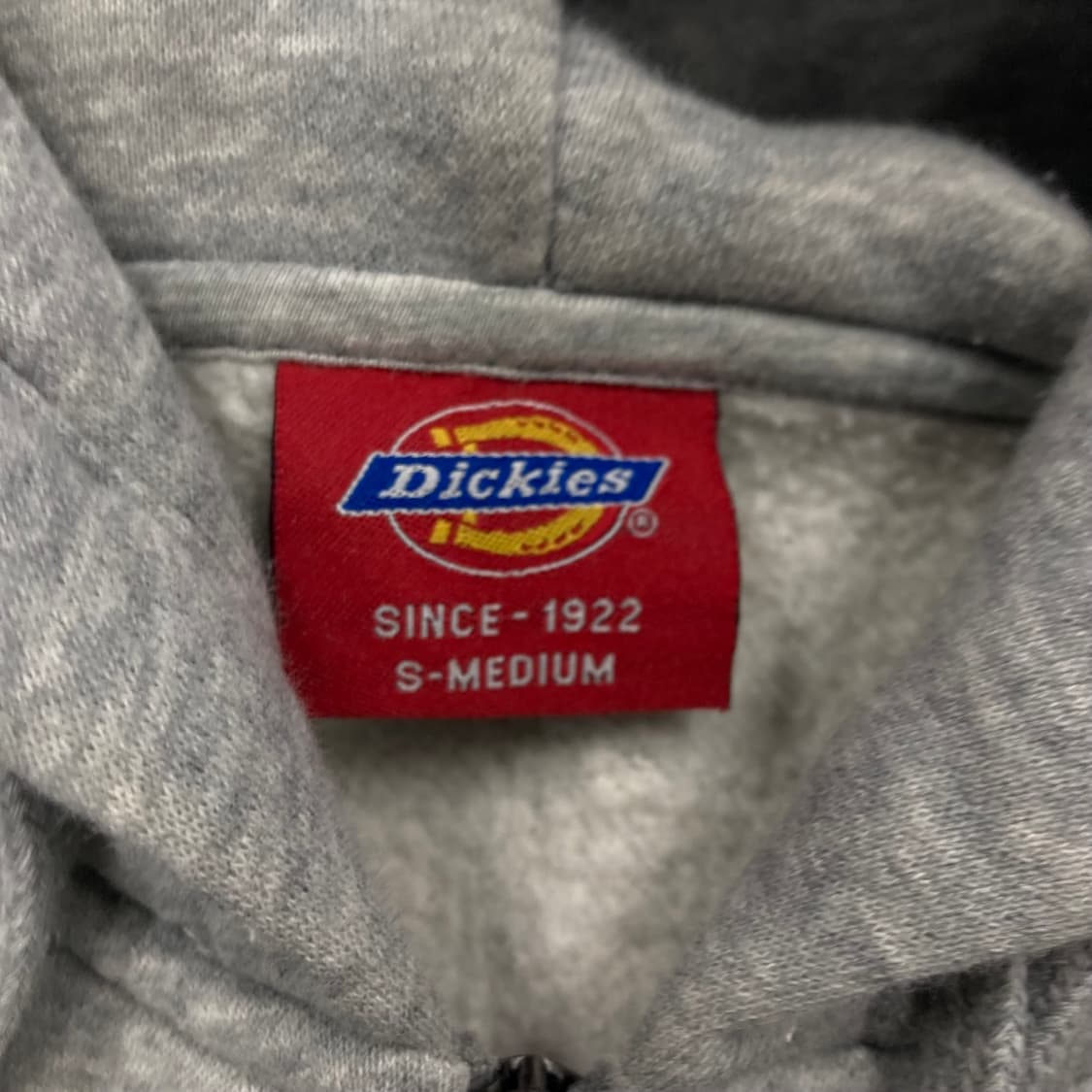 디키즈 그레이 컬러 스펠아웃 후드 집업 상품이미지3