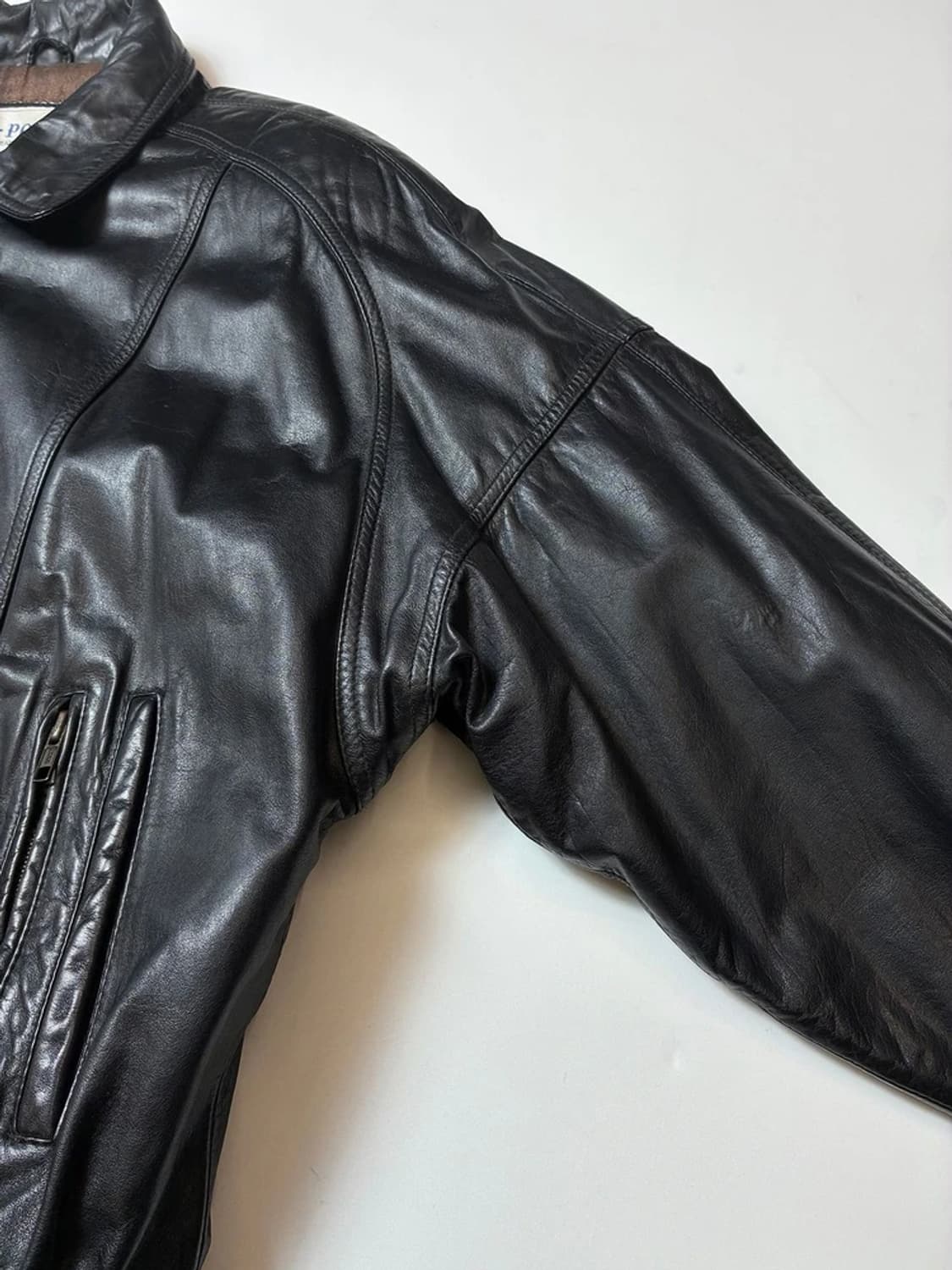 POND 90's 봄버 가죽 항공 자켓 PN8175 상품이미지5