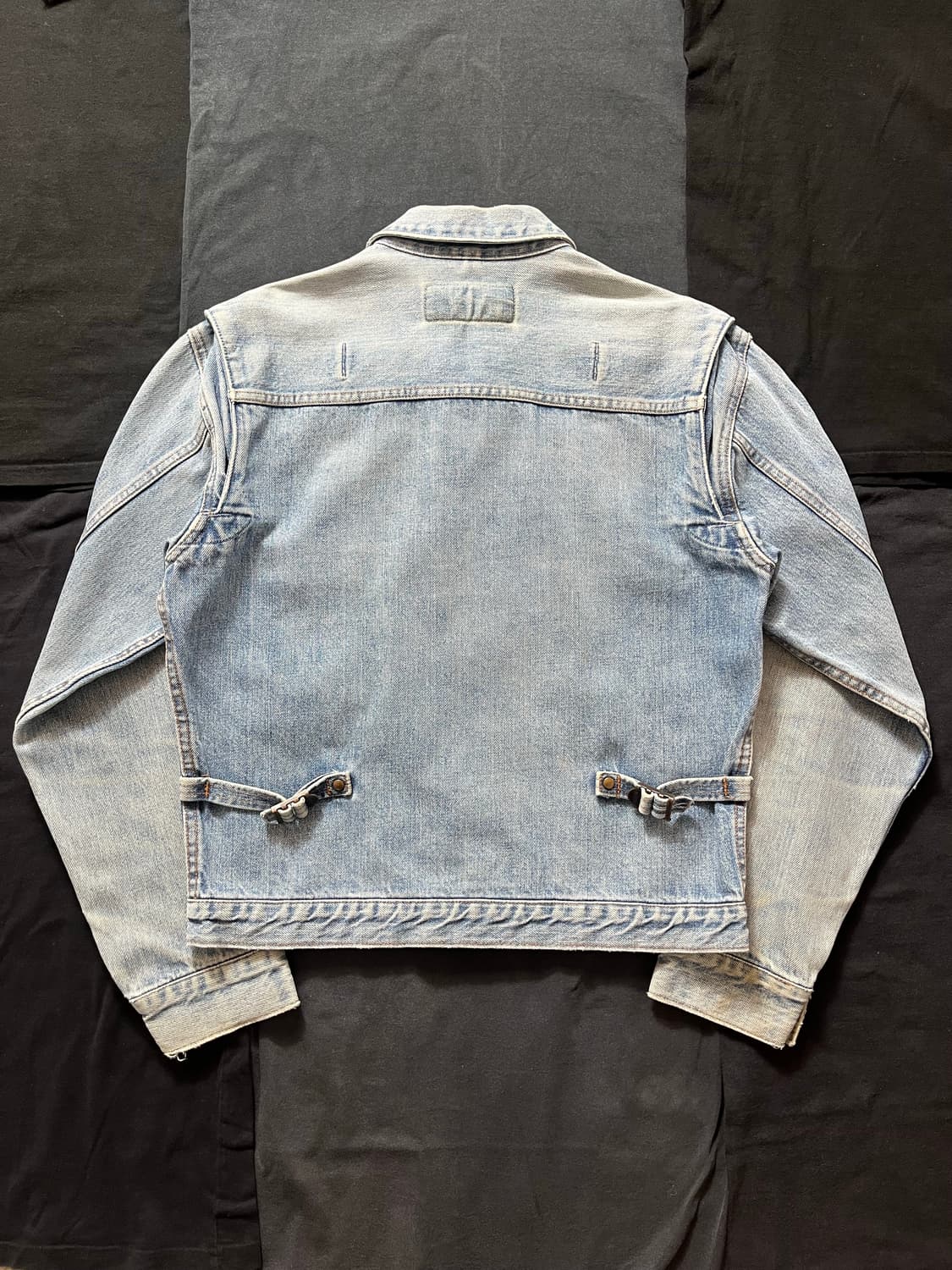 90s 빈티지 랭글러 블루벨 11MJ 웨스턴 데님 트러커 자켓 상품이미지2