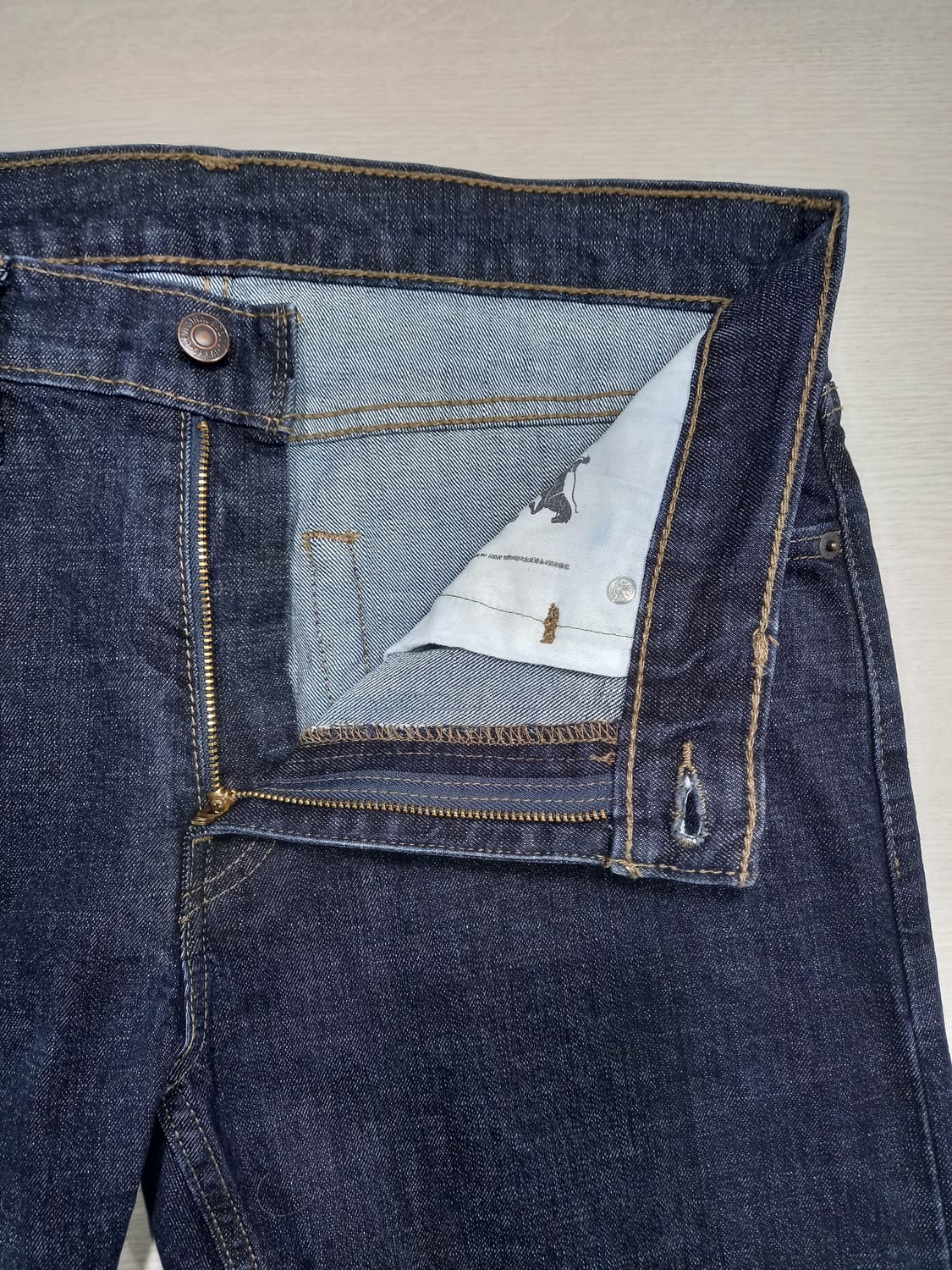 32 리바이스502 생지 스판 슬림일자진 진청 32-322 상품이미지7