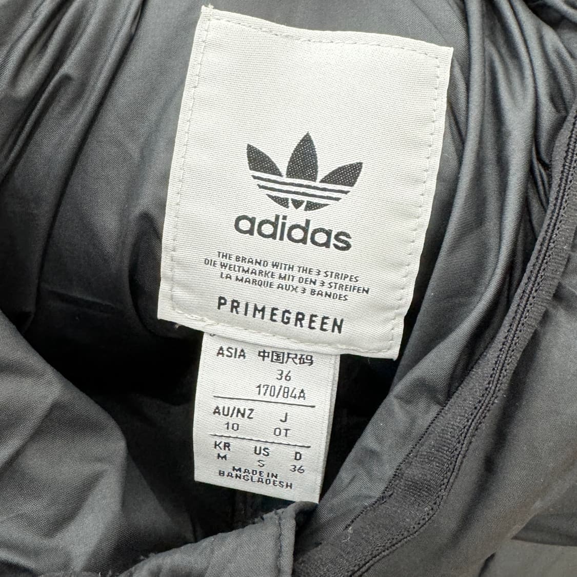 여성용 M 아디다스 슬림 패딩 후드 자켓  상품이미지5