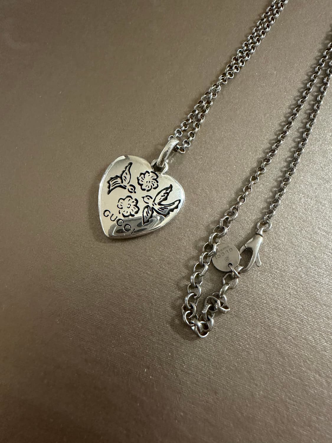 정품 구찌 블라인드포러브 목걸이 상품이미지2