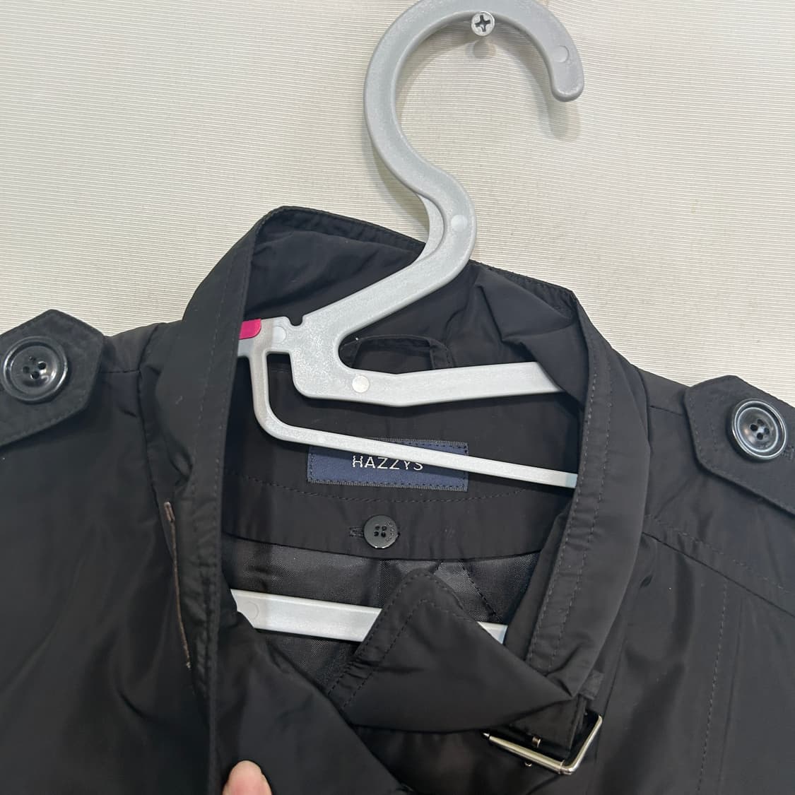 헤지스 여성 트렌치코트 85 블랙 상품이미지2