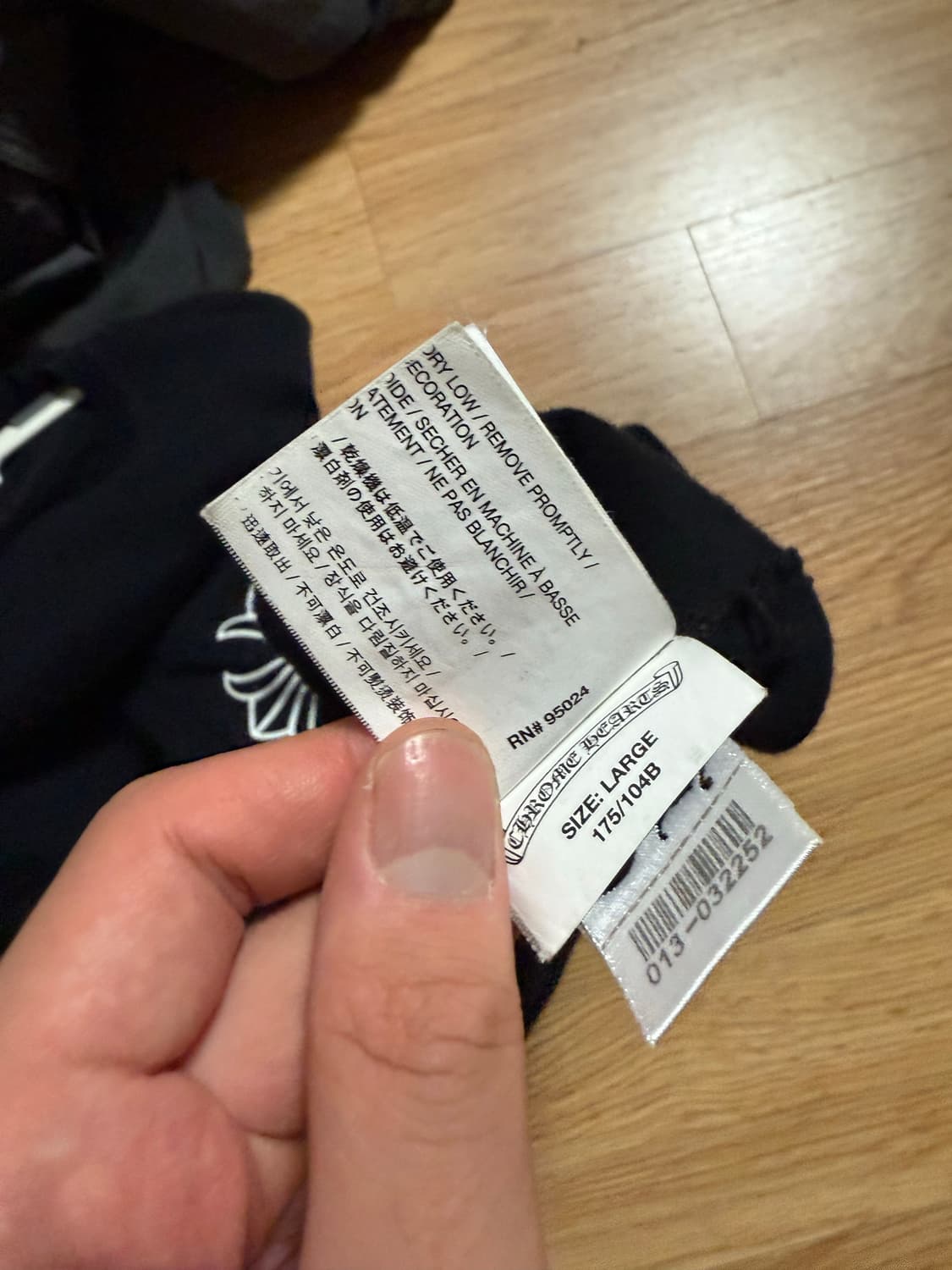 크롬하츠 ch 플러스 롱슬리브 l사이즈  상품이미지5