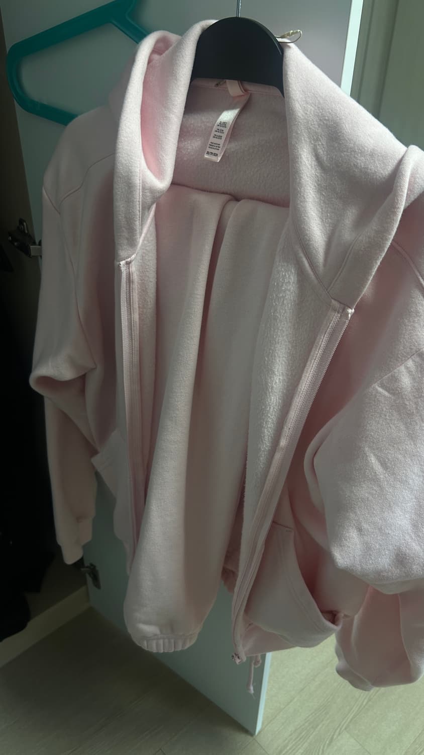 스킴스 체리블라썸 후드집업 조거팬츠 핑크 딸기우유핑크 상품이미지2