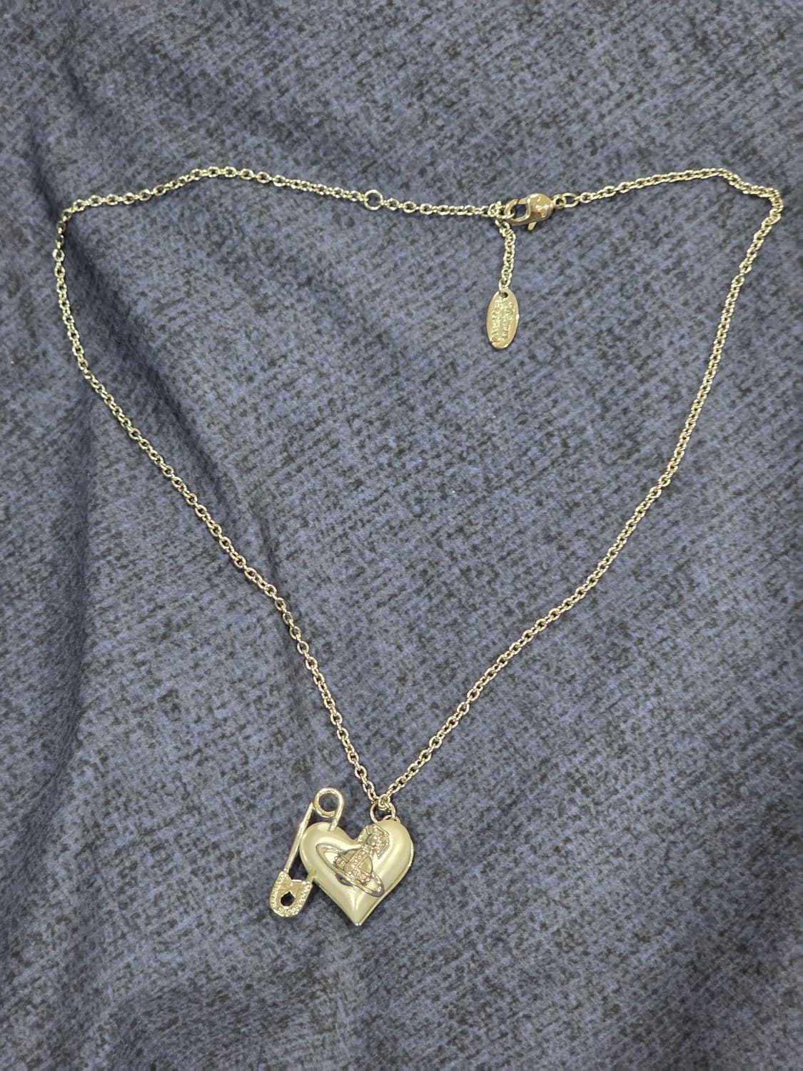 비비안웨스트 오리에타 하트 목걸이(화이트) 상품이미지6