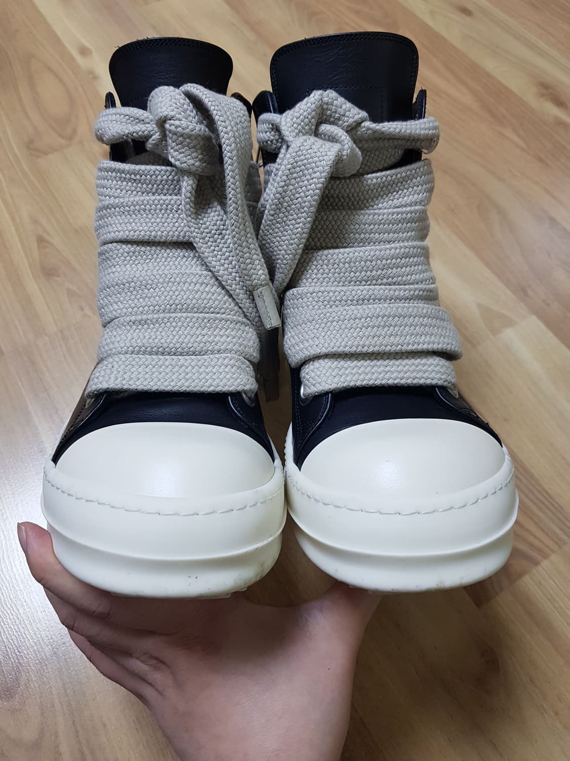 릭오웬스 점보레이스 라몬즈 LPO 하이탑 스니커즈 상품이미지10