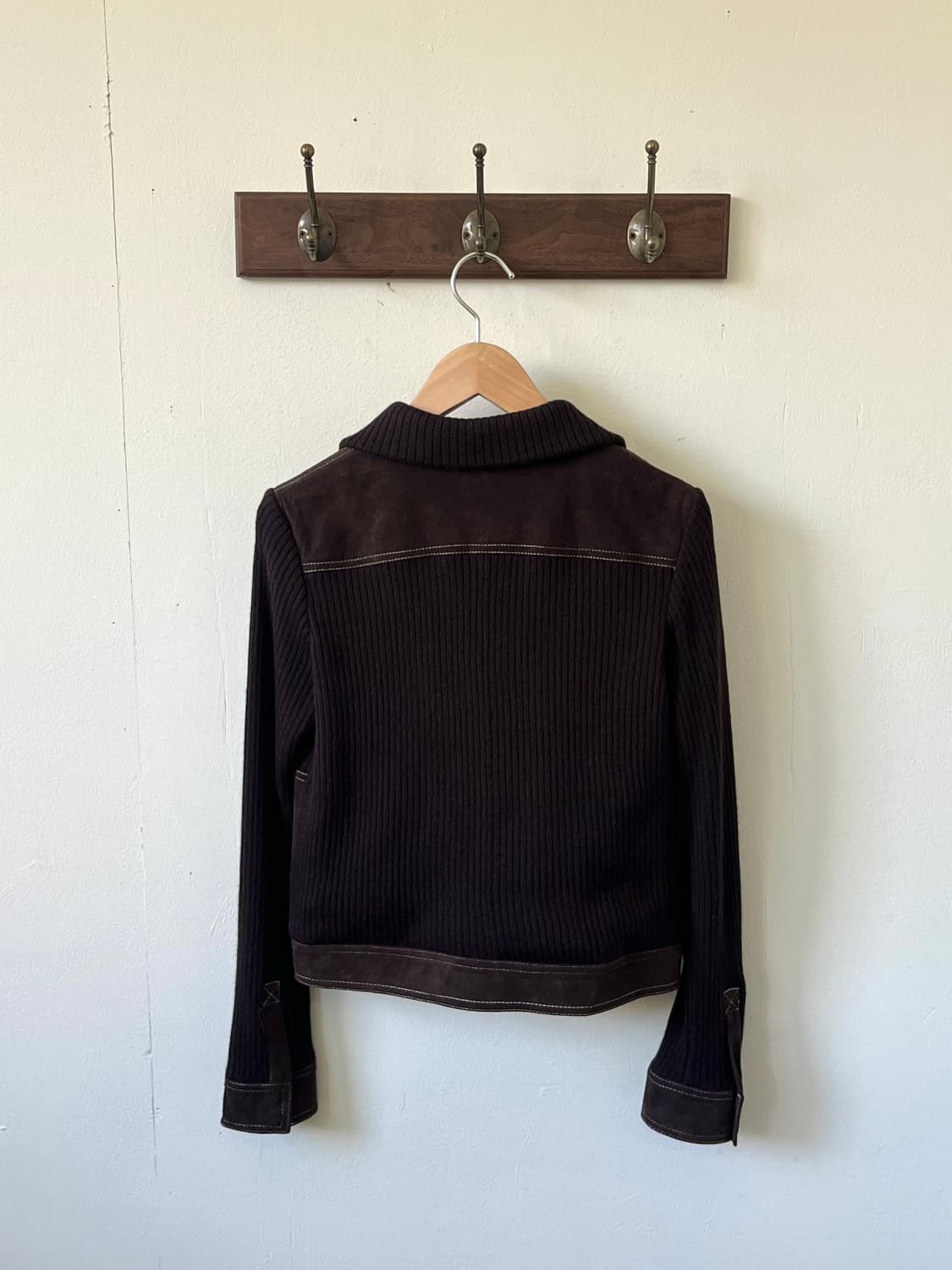 KUMIKYOKU 스웨이드 집업 자켓 상품이미지3