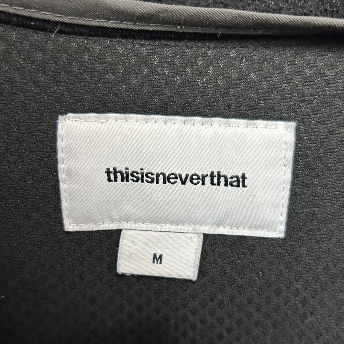 디스이즈네버댓 써클로고 뽀글이 플리스 집업 베스트 상품이미지6