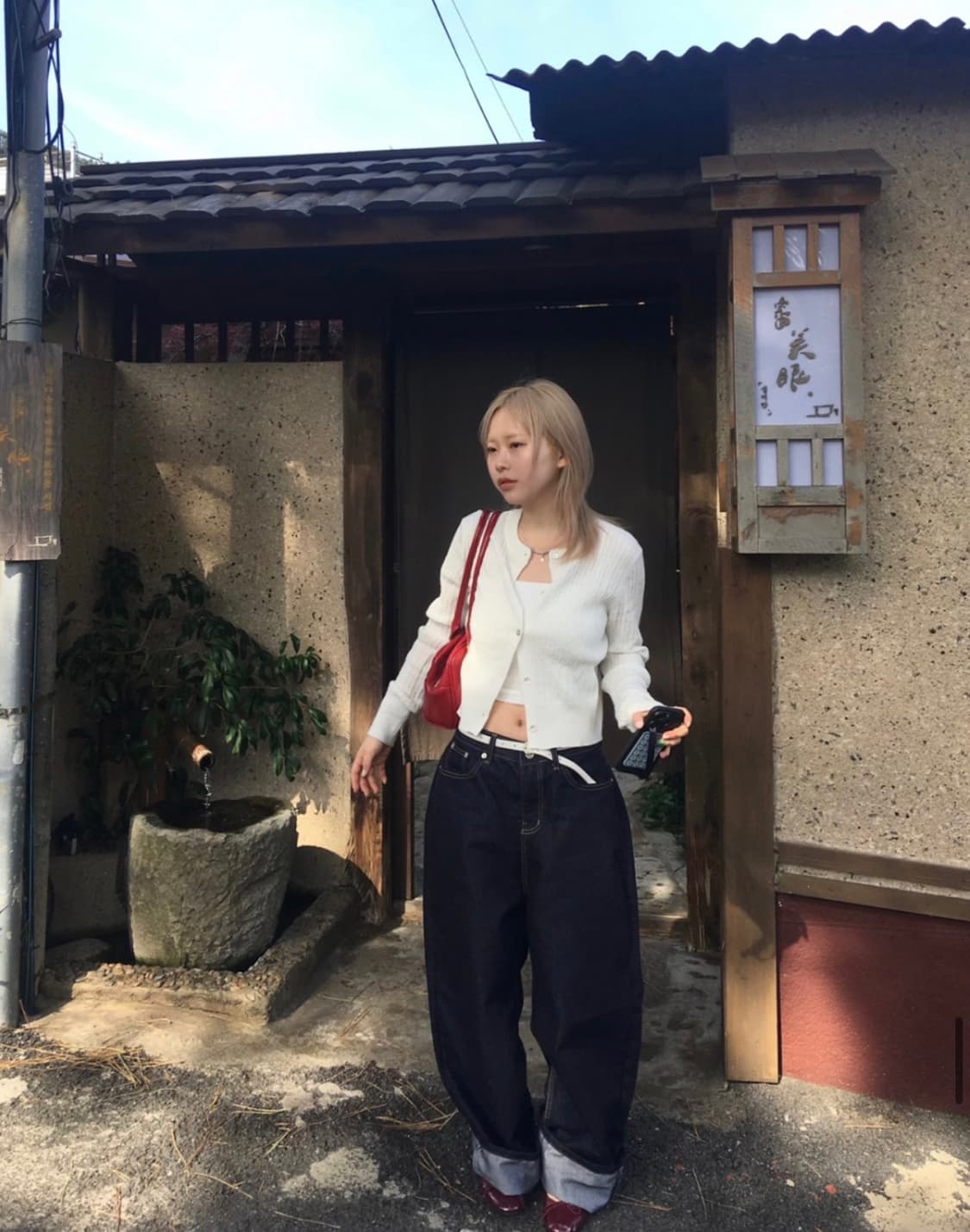 아워캐비넷 salvage buckle pants 상품이미지4