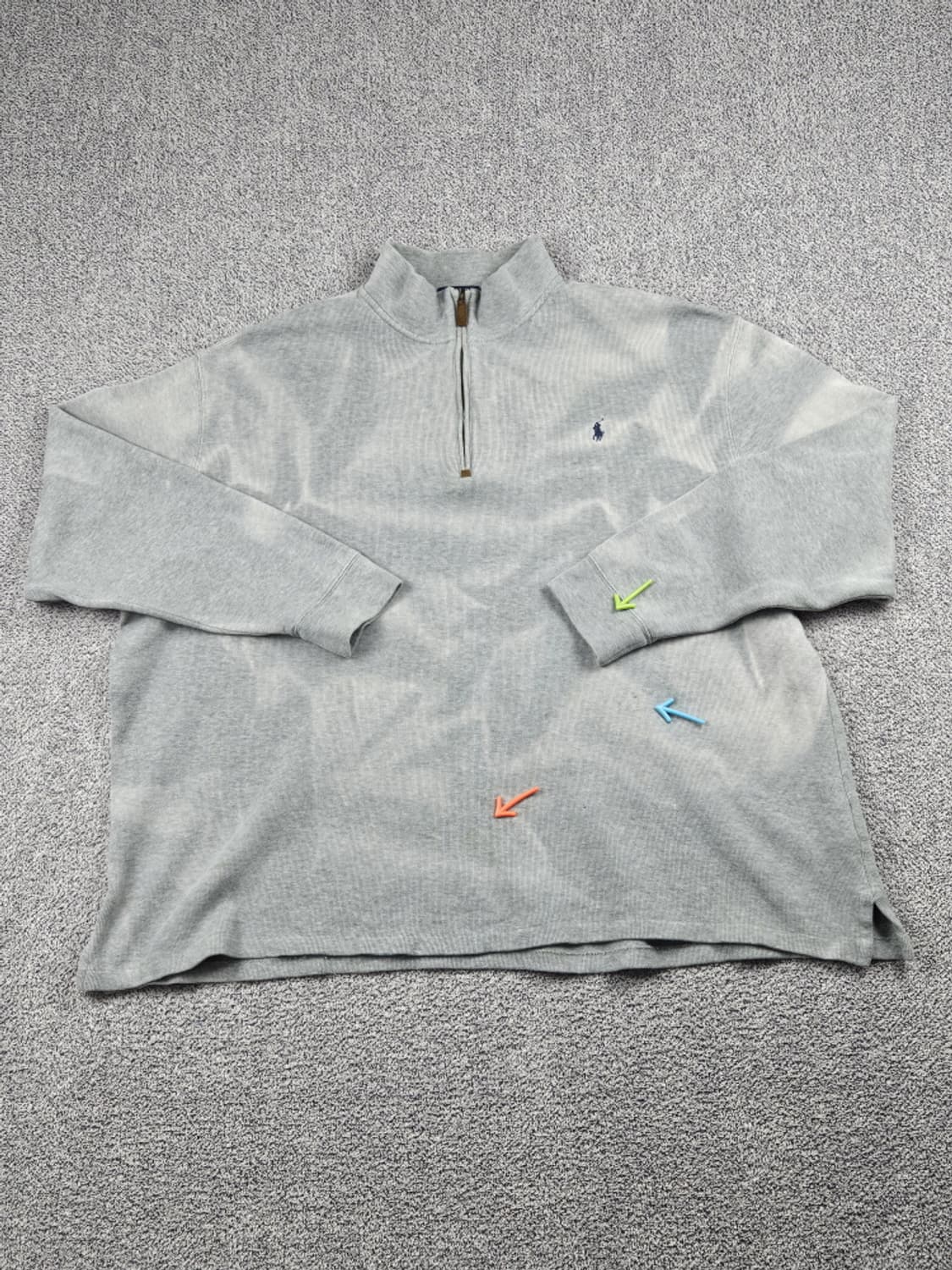 폴로랄프로렌 다이드 하프집업 니트 ( 3XL ) / 9860 상품이미지2