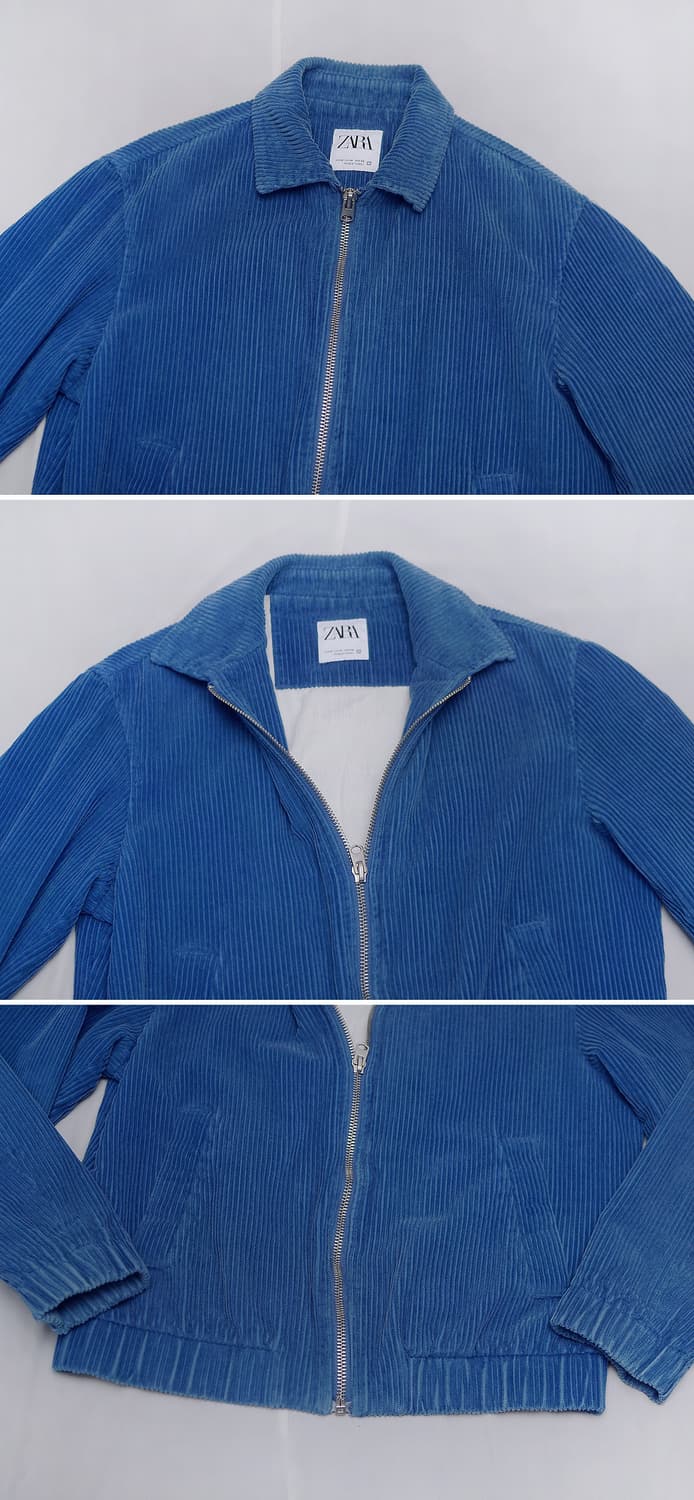 자라 (ZARA) 빅코듀로이 집업 블루종 자켓 (M / 100+) 상품이미지4