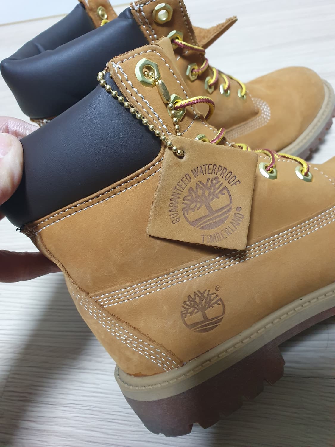 팀버랜드 6인치 워커 부츠 옐로우 230~35 상품이미지8