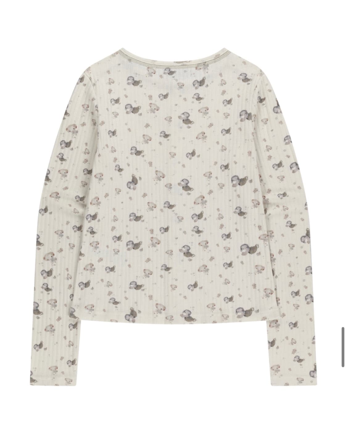 코이세이오 COTTON CUDDLE LONGSLEEVES IVORY  상품이미지2
