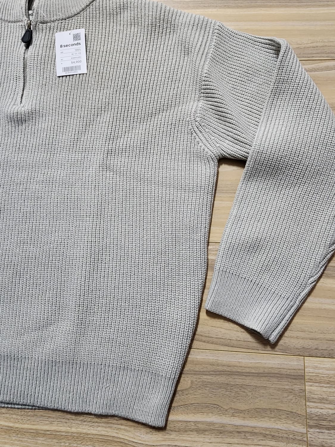 에잇세컨즈하프집업풀오버스웨터니트L 상품이미지2