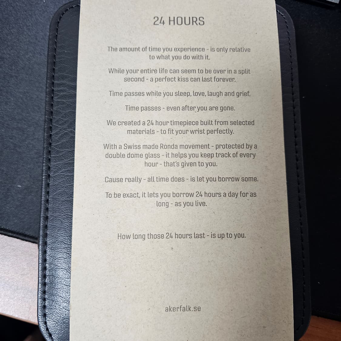 Akerfalk 스웨덴 24시간 손목시계 상품이미지10
