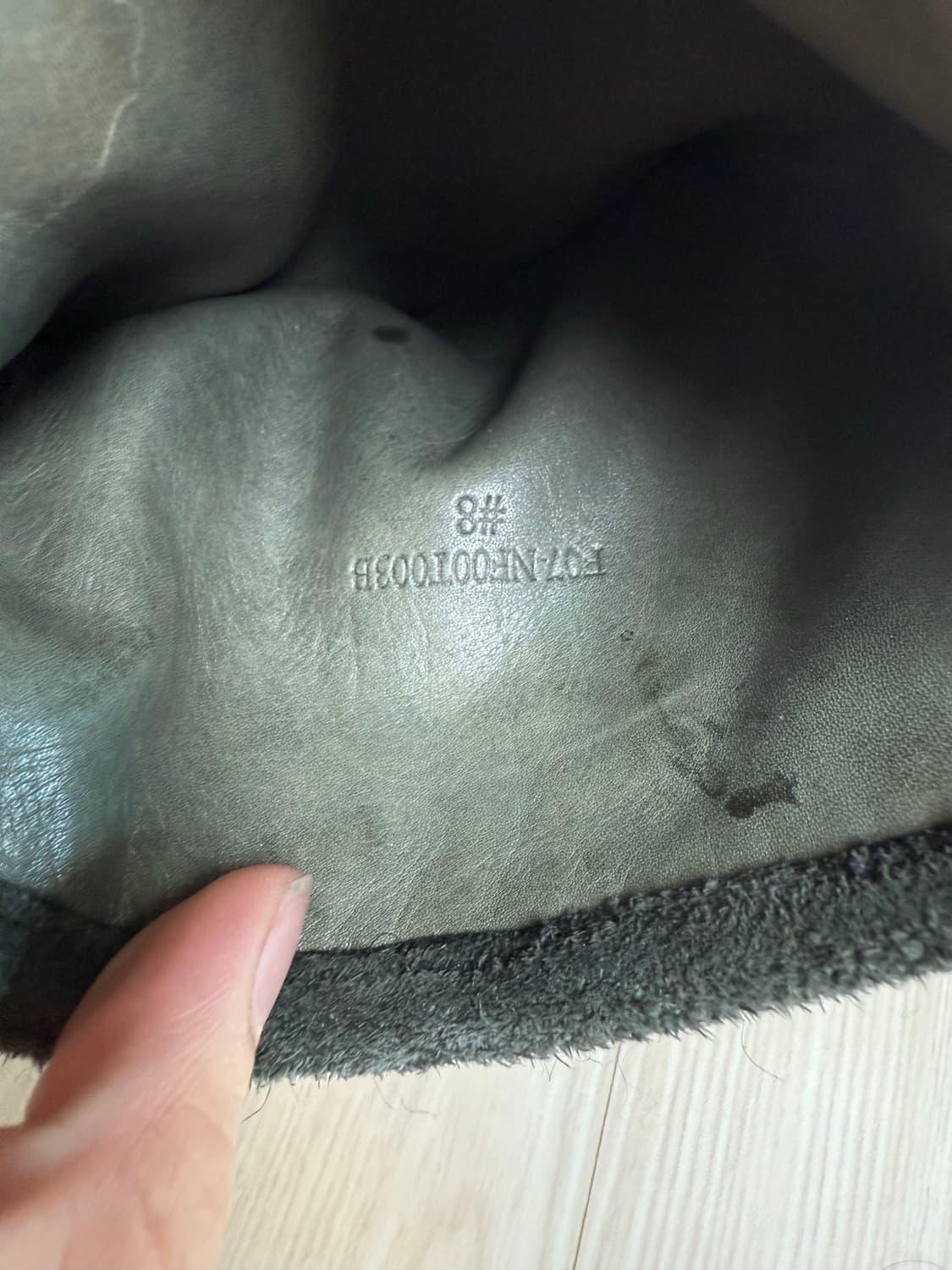 넘버나인 07 쇼피스 스웨이드버전 니트페코스부츠 상품이미지2