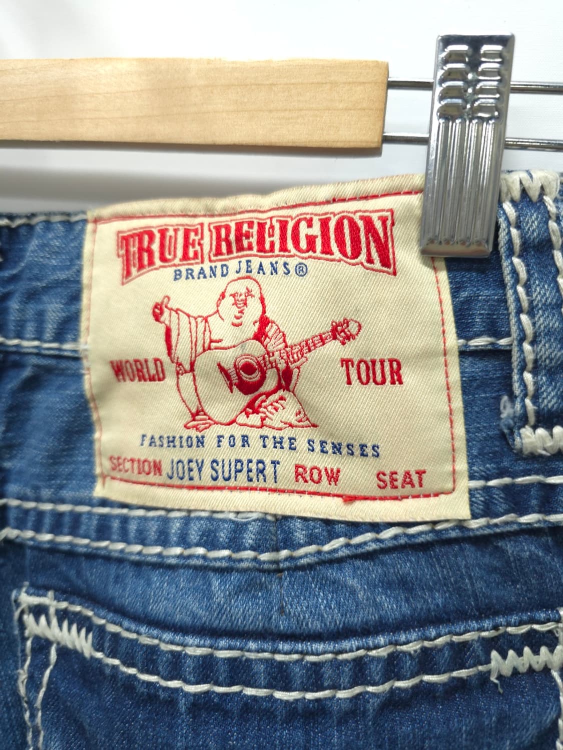 트루릴리전 여성 조이 슈퍼티 중청 데님(28) 상품이미지10