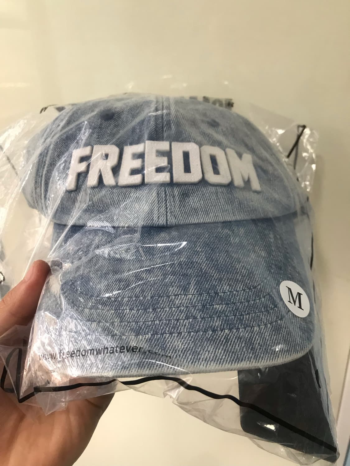 프리덤(FREEDOM) 데님 볼캡 상품이미지1