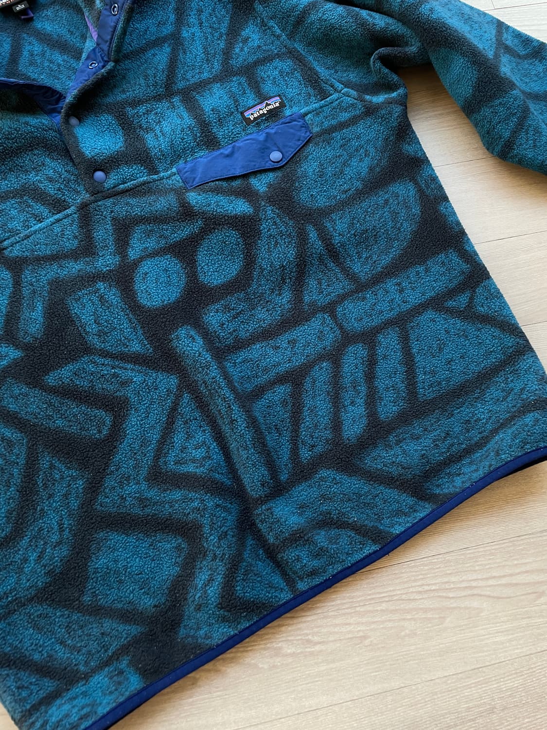 파타고니아 신칠라 아즈텍 블루 플리스 빈티지 patagonia 상품이미지6