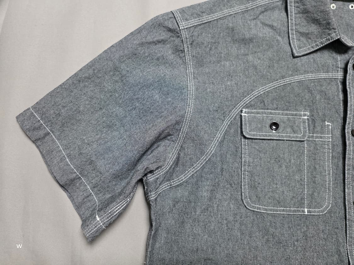 유니폼브릿지 샴브레이 반팔 셔츠 [105] 상품이미지4