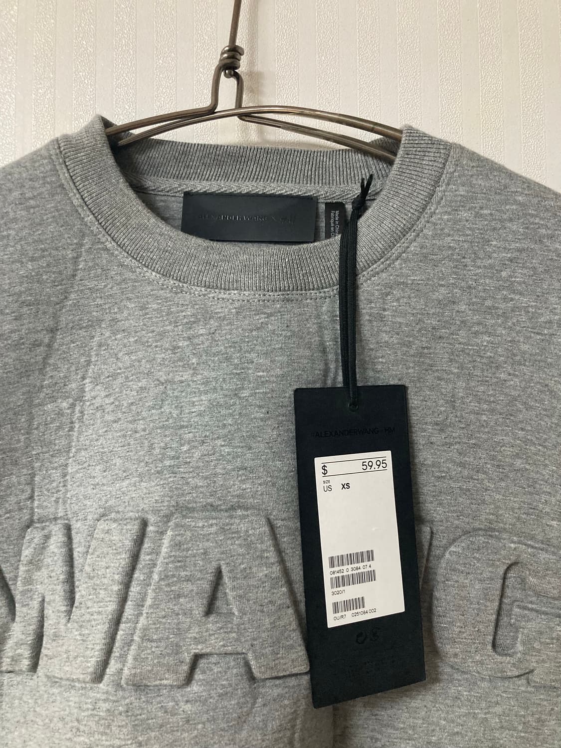 (s) 알렉산더왕 코듀로이 모크넥 크롭 맨투맨 상품이미지4