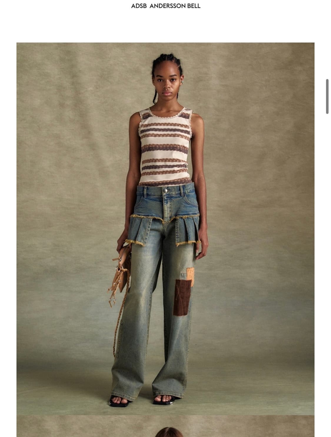 앤더슨벨 플리츠 팬츠 상품이미지1